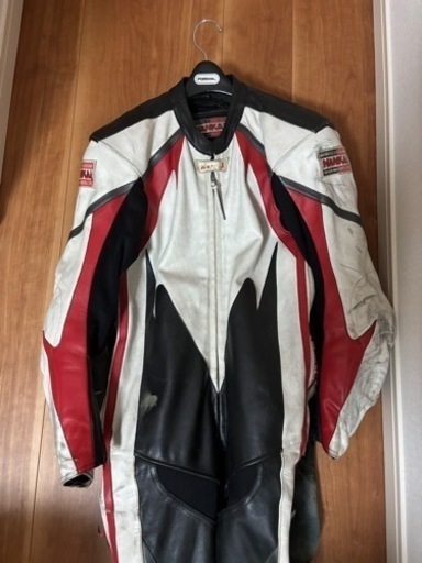 ツナギ　皮つなぎ　レーシングスーツ　バイク　サーキット　ナンカイ　LLサイズ