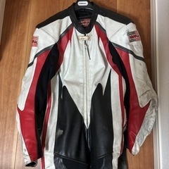 ツナギ 皮つなぎ レーシングスーツ バイク サーキット ナンカイ LLサイズ