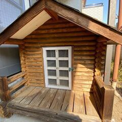 犬小屋・木製・美品　