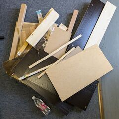 木材の端材差し上げます。