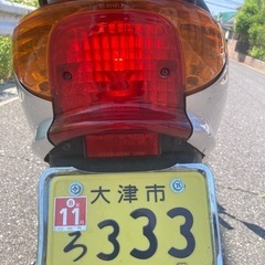 ヤマハ　ジョグ　2スト　黄色ナンバーの画像