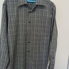 バーバリー ウール100 メンズシャツ 秋冬物