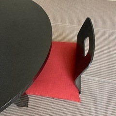 急ぎ！訳あり！木製座椅子　座椅子　和室　モダンの画像
