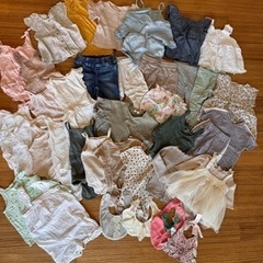 【女の子50点セット】H&M、GAP等　70〜80サイズの画像