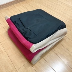 ピンクの座椅子　メッシュ　家具 椅子 座椅子の画像