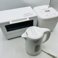 【‼️家電おまとめセット‼️】🌟オーブントースター🌟炊飯器🌟電子ケトル🌟の画像