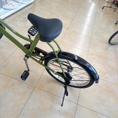 ★ジモティ割あり★  自転車 ２0インチ 緑 クリーニング済み OJ4662の画像