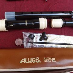 アルトリコーダー AULOS 309A ２個　204A １個 アウロスの画像