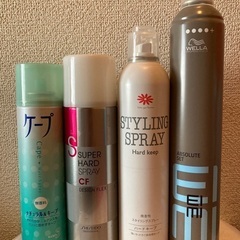 ヘアスプレーの4本セット