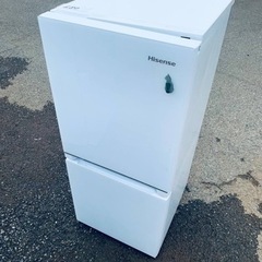 ♦️ Hisenseノンフロン冷凍冷蔵庫【2021年製】HR-G13B-W
