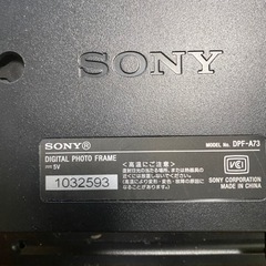  SONY デジタルフォトフレームの画像