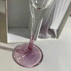 【新品未使用品】ANNIVERSAIRE  アニヴェルセル　箱付き　シャンパングラス　桜花びら　ペアグラスの画像