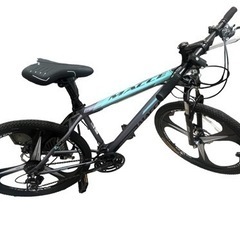 マウンテンバイク 26インチ マットグリーン 21段変速 MTB...