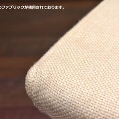≪yt1401ジ≫ アウトレット家具 ラウンジチェア 幅75cm 白系 サンプル品 ブランド不明 ワイドチェア/回転チェア 60417-07の画像