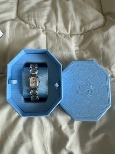 【成約済】スワロフスキー時計 オクタゴンカット　Milenia