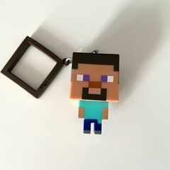 Minecraft スティーブ　バックパックキーホルダー