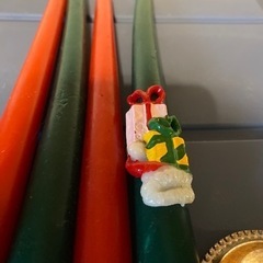 クリスマスキャンドルセットの画像