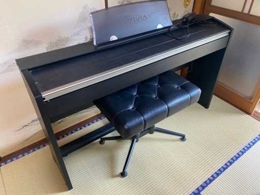 佐伯市　電子ピアノ　イス付き PX-730 CASIO Privia