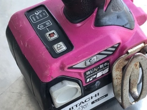 E407◇日立◇コードレスインパクトドライバ◇バッテリー付◇14.4V◇WH14DBAL2