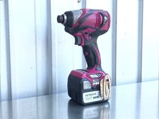 E407◇日立◇コードレスインパクトドライバ◇バッテリー付◇14.4V◇WH14DBAL2