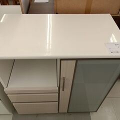 ★ジモティ割あり★ ニトリ レンジ台 白 H101×D50×W90 クリーニング済み TC577