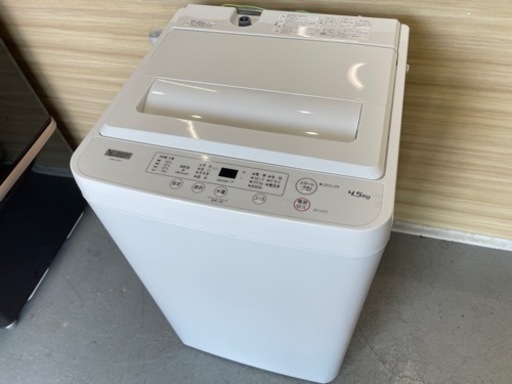 【2023年製】YAMADA SELECT ヤマダセレクト 4.5kg 全自動電気洗濯機 YWMT45H1 アーバンホワイト 高年式 ヤマダ電機 一人暮らし 単身用
