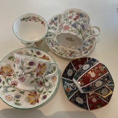 デミタスカップ２客、コーヒーカップ１客セット