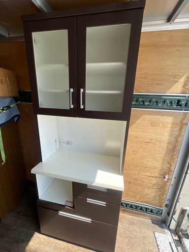 決まりました◼️食器棚　レンジ台　幅80センチ　収納棚