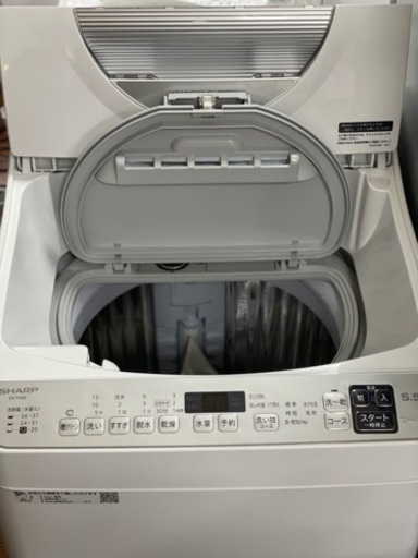 送料・設置込み可　洗濯乾燥機　5.5kg/3.5kg SHARP 2020年