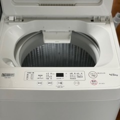 送料・設置込み可　洗濯機　4.5kg ヤマダ　2023年