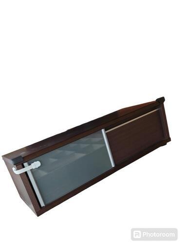 【売り切れ】テレビ台　ダークブラウン　チャイルドロック、コーナーカバー付