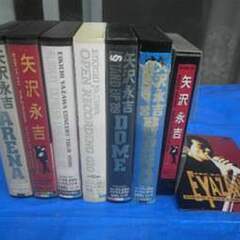 矢沢永吉VHSビデオ各種まとめ7巻セットの画像