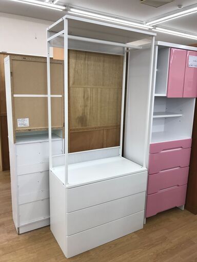 ★ジモティ割あり★ IKEA  ワードローブ  PLATSA H180×W80×D43 クリーニング済み KJ5343