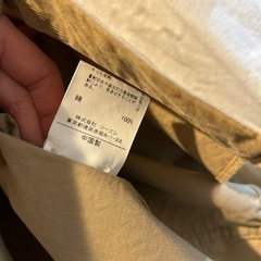 coenコーデュロイシャツの画像
