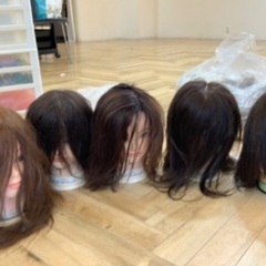 ヘアカット練習用マネキン（5つ）