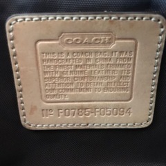 【決まりました】☆コーチ　COACH   バック　ポーチ　セカンドバックの画像