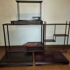 『取りに来られる方限定』盆栽の飾り台　複数まとめての画像