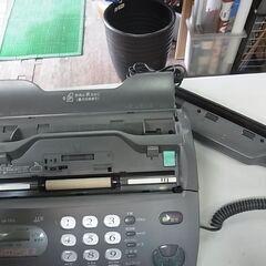 SHARP　シャープ　ファクシミリ　コードレス電話機　ハンドコピー　UX-T8CL　FAX　感熱紙　子機充電池欠品の画像
