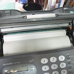 SHARP　シャープ　ファクシミリ　コードレス電話機　ハンドコピー　UX-T8CL　FAX　感熱紙　子機充電池欠品の画像