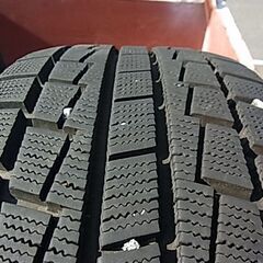 【ご成約済】在庫整理品 15インチ アルミホイール シトロエン C5 PSA ４本 PCD108/4H 【USED】 195/65R15 バリ山スタッドレスタイヤ付きですが年式古いため交換推薦の画像