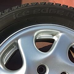 【ご成約済】在庫整理品 15インチ アルミホイール シトロエン C5 PSA ４本 PCD108/4H 【USED】 195/65R15 バリ山スタッドレスタイヤ付きですが年式古いため交換推薦の画像