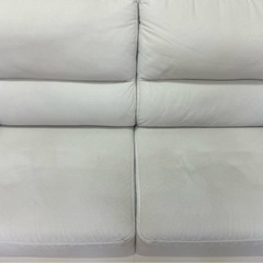 ファブリックソファー（ニトリ/二人掛/一体型）の画像