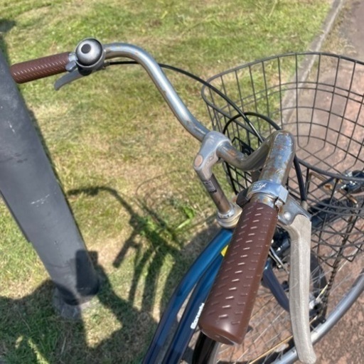 【都内/千葉市引取】ママチャリ 27インチ自転車 鍵/オートライト付
