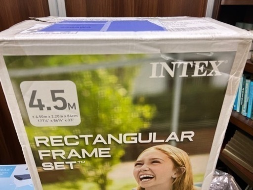インテックス INTEX レクタングラー フレームプール 450×220×84cm オプションパーツセット