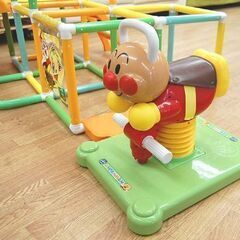 屋内用 2～5才 アンパンマン NEW ロッキングパーク ジム ロッキング 滑り台 おもちゃ 玩具 乗り物 あんぱんまん 札幌市 清田区 平岡 の画像