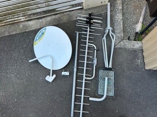 テレビアンテナ　地デジ＋BS  (混合器)