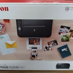 【お取引者決定】キャノン プリンターPIXUS TS3330●純正ブラックインク付き●CANONの画像