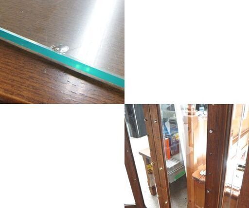 飾り棚 ミドルコレクションボード 木製サイドボード 幅124cm キャビネット リビングボード 上ヶ嶋木工 ☆ 札幌市 北区 屯田 