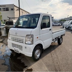 総額29.8万円 マツダ スクラムトラック 車検8年3月 2万キロ 5MT AC PS 社外オーディオの画像