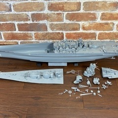 【受付終了】タミヤ　1/350 戦艦大和　プラモデル　ジャンク
